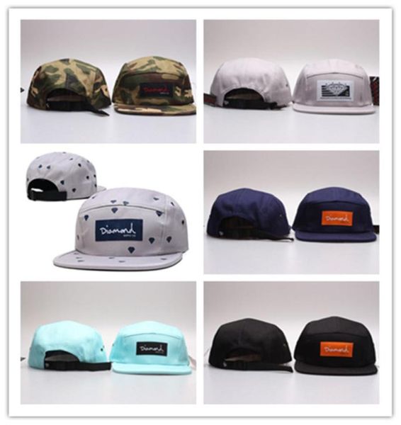 Diamantes Gorras de béisbol Supply Co 5 paneles camo 1998 LIFE DMND strapback flor hiphop Deportes Snapback sombreros chapeu de sol swag Hombres 2154704