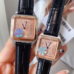 Diamonds Hollow Herenhorloge Zwitsers geïmporteerd quartz uurwerk Horloges 43 * 38 mm Luxe waterdicht modehorloge Montre De Luxe Horloges