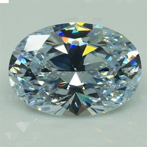 Diamants énormes lâches 5658ct VVS 18x25 mm Ovale Cut Aaaa White Sapphire Zircon Gemstone Bijoux en gros 230412