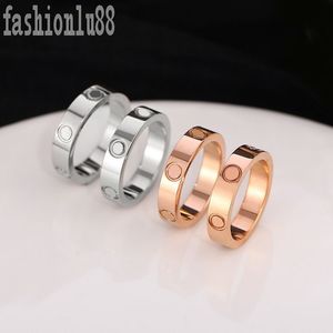 Anillo de diamantes hombres tornillo amor plateado anillos de plata para parejas alianza de boda de lujo hombre mujer color plata calle B4084600 joyas moissanite anillos ins ZB010 E23