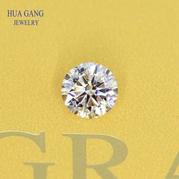 Diamants ronds taille brillant 2ct Ij couleur perles de moissanite en vrac 8mm Vvs1 Excellent test de qualité de coupe pierres précieuses de diamant de laboratoire positif
