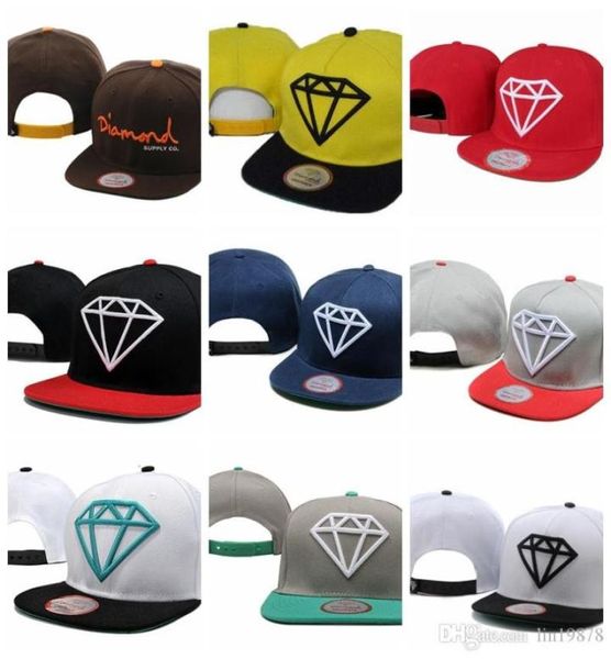 Diamonds Supply Co Casquettes de baseball Mode Réglable Hommes Femmes Chapeau Plat Visière Gorras Bones Snapback Hats9191777