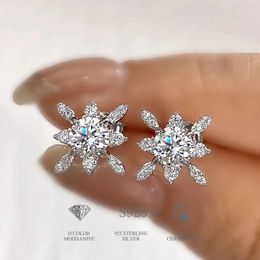DiamondWorld – boucles d'oreilles en diamant scintillant 05CT pour femmes, bijoux de luxe en argent Sterling 925 pour fête de mariage, 240112