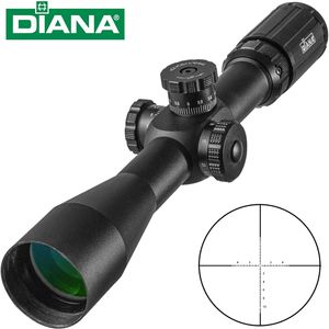 DIANA 4-14X44 FFP lunette de chasse premier plan focal lunette de visée verre gravé réticule vue de tir longue portée convient .308