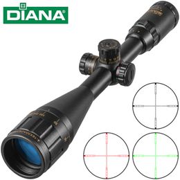 DIANA 4-16x50 Scope Hunting Tactical Optical Sight Acessórios Airsoft Rifle Sniper Scope Spotting Scope para Rifle Hunting