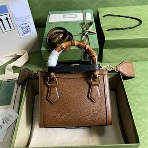 Diana Mini fourre-tout 20 cm sac de créateur 10A qualité miroir sacs à bandoulière en cuir véritable dame sac à main avec boîte G068