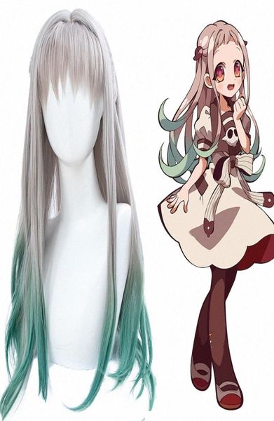 Dianqi Anime Booding Bound Jibaku Shounen Hanako Kun Cosplay Wigs Nene Yashiro Wig Special Gradiente Color Femenino sintético Wigs5918178