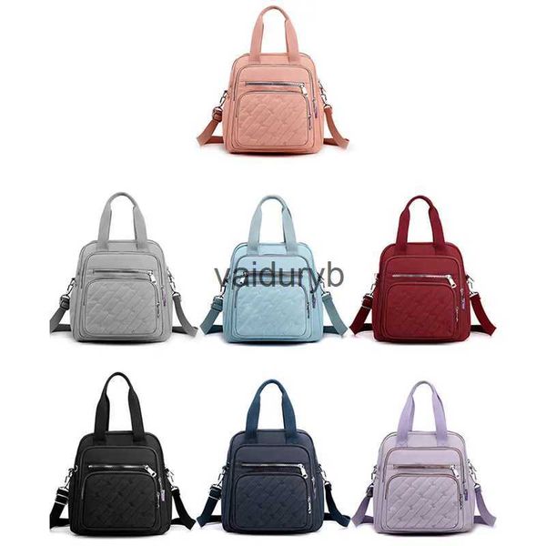 Bolsas de pañales Bolsa de pañales para bebés Paquetes de maternidad Bolsa de almacenamiento portátil impermeable de un solo hombro Adecuado para madres Bebé Maternitvaiduryb