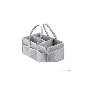 Sacs à couches Baby Organisateur Sac de support portable pour table à langer Voiture Born Caddy Nappy Maternité Nursery Storage Bin 230724 Drop Deli Dhjr5