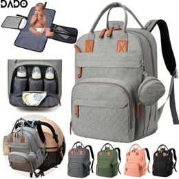 Luiertassen Tas Rugzak Baby Essentials Reistas Multifunctioneel Waterdicht met aankleedkussen Pad Kinderwagenriemen Groot voor mama 231130