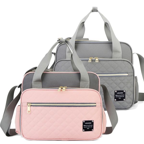 Sacs à couches sac soins infirmiers maman maternité Nappy rose gris grande capacité bébé voyage sac à dos pour soins 230724