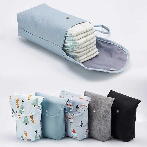 Sacs à couches Sacs à couches en gros de nouveaux sacs à couches pour bébé imperméables et réutilisables sacs à main et sacs de rangement de couches de grande capacité WX5.26