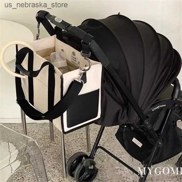 Sacs à couches Livraison gratuite pour femmes enceintes couches petits sacs de couchage pour bébés poussettes mères sacs à main de grande capacité des organisateurs de grande capacité Q240418