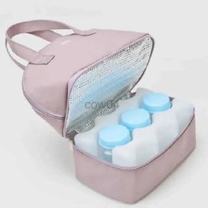 Sac à couches Sac d'isolation Milk Storage Pumple de lait Pompe de maternité Double couche Fresh Geeping Baby Food Sackepack Feeding Bottle For Mother D240429