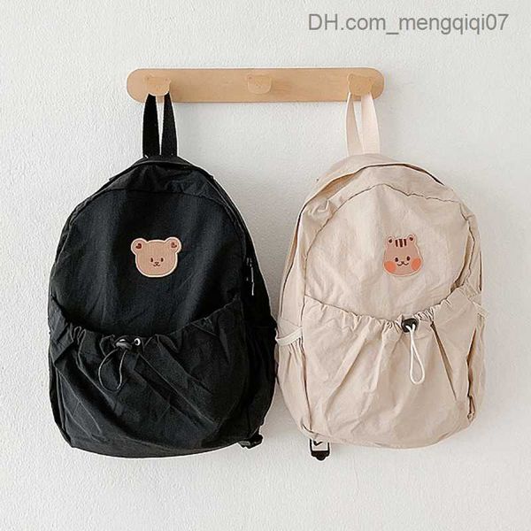 Bolsas de pañales al estilo coreano mochila mochila impermeable bolso primario de la escuela primaria para mujer embarazada organizador de pañales bolso de hombro z230816