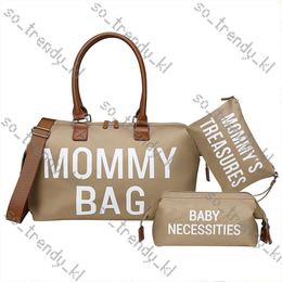 Luierzakken mama Tote Maternity Mommy 3 In één grote capaciteit Vrouwen luier Organisator Stroller Baby Care Travel Backpack Mom Gifts 916