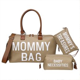 Luierzakken mama Tote Maternity Mommy grote capaciteit Vrouwen Nappy Organisator Stroller Babyzorg Travel Backpack Mom Gifts 230317