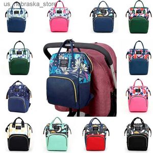 Luiertassen Mummie Zwangere vrouw Kleine slaapzak Grote capaciteit Babyreizen Backpack Designer Babyverzorging Bag meer dan 20 stijlen Q240418