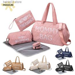 Sacs à langer PANGDUBE 5pcs / set Maman Sac Étanche Bébé Sac À Langer pour Camping Bébé Nappy Momie Sac pour Poussette Maternité Mode Sac À Main T230526