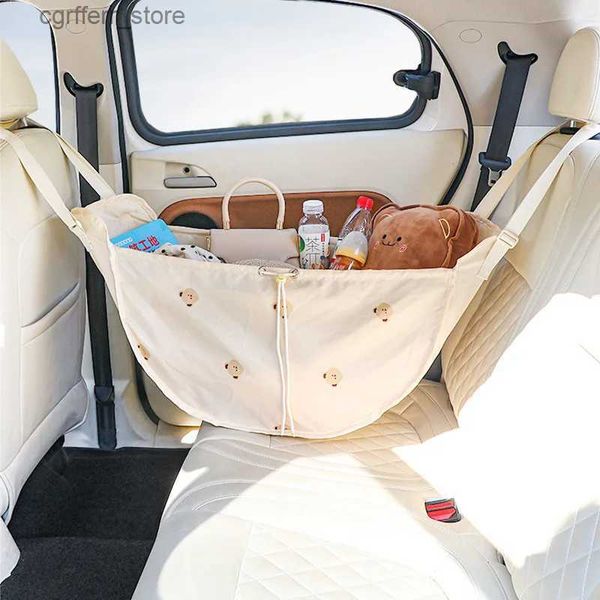 Sacs à couches sacables sac de maman portable grande capacité accrochage siège de voiture Sac de rangement arrière Poussette pour bébé
