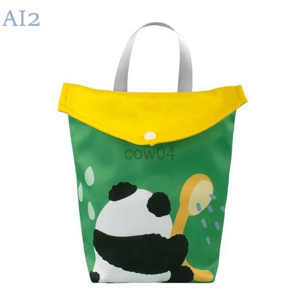 Sacs à couches Mommy Mommy Sac couche à couches Baby Stuff Organizer Mini sac à main pour maman Migne Panda Babies Babies Sac de rangement ACCESSOIRES D240429