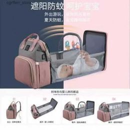 Luiertassen Zuid -Korea ins Nieuwe mama tas baby vouwkleed rugzak grote capaciteit moeder tas draagbare moeder en babytas om speelgoed te verzenden l410