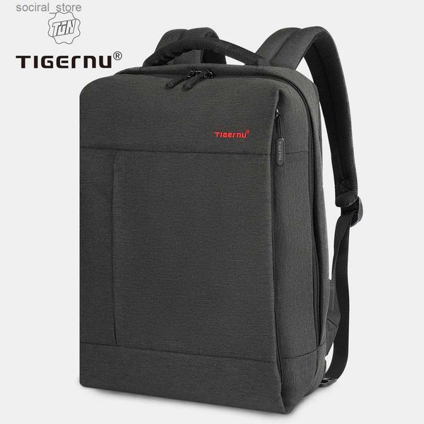 Sacs à couches Tigernu USB Charge mâle sac à dos antivol Mochila 1415 ordinateur portable affaires sac à dos sac hommes voyage sac à dos femmes école BagL240305