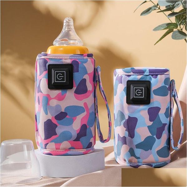 Bolsas de pañales con leche usb agua calentador de viajes de viaje de biberón de enfermería para bebés suministros para el calentador para al aire libre para la botella de agua para nio