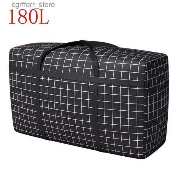 Bolsas de pañales Bolsa de equipaje a mano plegable impermeable Bolsas de almacenamiento en espesas Bolsas de embalaje en movimiento Bag de lona portátil L410