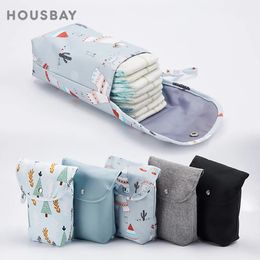 Seaux à couches recharges bébé sac organisateur réutilisable imperméable à l'eau humide tissu momie stockage couche pour vêtements de transport jetables 231207