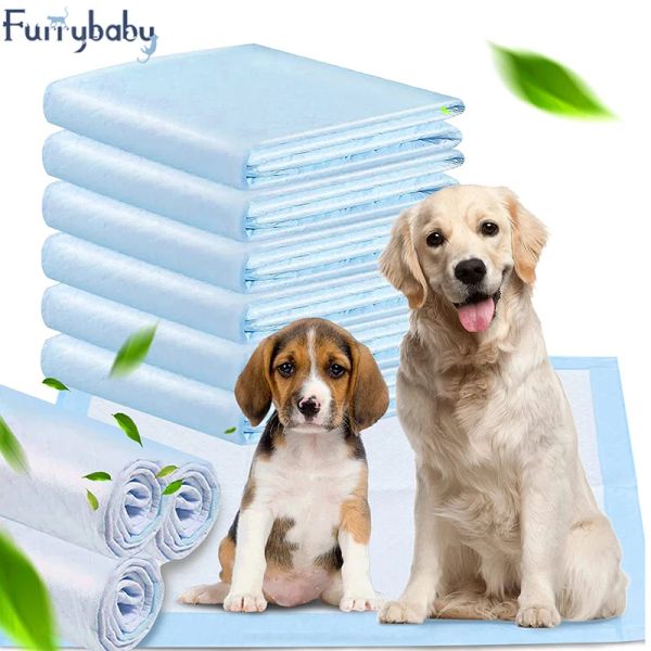 Couches 100 pièces pour dressage de chiens, coussinets de pipi de qualité supérieure, tapis de couches pour chiots ultra absorbants, sous-couches jetables non parfumées pour grands chiens, fournitures