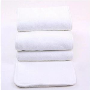 Couches 10pcs / lot inserts de couches adultes incontinence désactiver le tissu réutilisable lavable