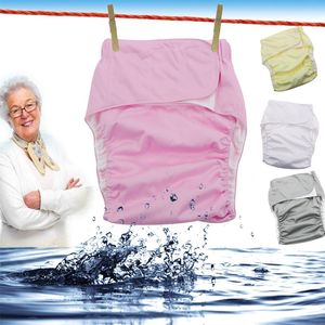Couches 3pcs couches adultes réutilisables pour les personnes âgées et les pantalons d'incontinence imperméables handicapés et réglables sous-vêtements D20