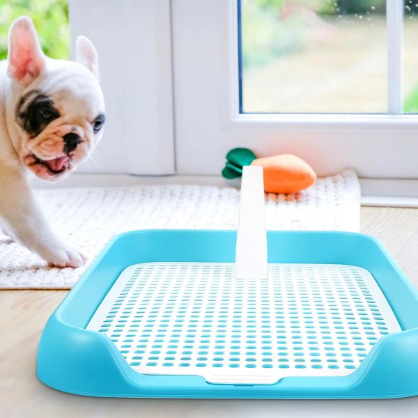 Couches d'intérieur pour chien, pot de toilette pour animaux de compagnie, bac à litière, Cage pour chiots, bassin de lit pour animaux de compagnie, maille en plastique antidérapante