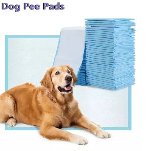 Couches portables pour chiens et chiots, tampons imperméables pour entraînement, couches jetables pour animaux de compagnie, tapis de pipi pour chien et chat, tapis d'urine super absorbant pour animaux de compagnie