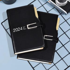 Diary Notebook Note 365 Stationery SketchBook Agenda Daily Planner Journal Kalender 2024 Kuit en organisatorboek