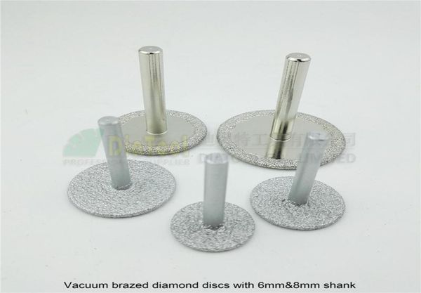 DIATOOL 2 pièces Dia 25mm30mm35mm40mm50mm brasé sous vide diamant lame de scie disques de coupe pour meulage gravure granit marbre Conc2270596