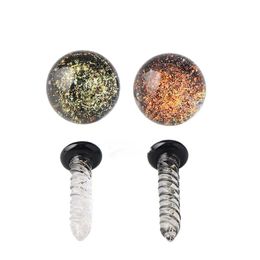 Dichro Glass Terp Vis Set 22mmOD Perle de marbre solide pour Terp Slurper Quartz Banger Nails Eau Bongs Dab Oil Rigs LL