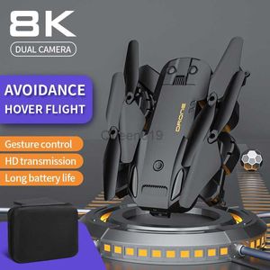 Diclan Drone 8K HD double caméra photographie aérienne complète évitement d'obstacle optique quadrirotor RC Distance 2000m HKD230807