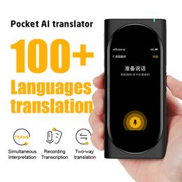 Dictionnaires Traducteurs Langogo Genesis Smart Instant Voice Offline Translator Real Time Multi-Languages Translation Portable Tool 230725