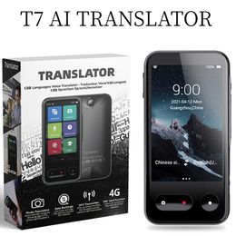 Dictionnaires Translateurs T7 Portable Audio 138 Langue hors ligne en temps réel Smart Ai Voice PO Traduct 230725