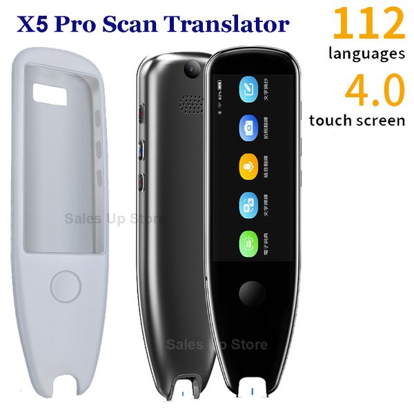 Dictionnaires Traducteurs Traducteur Pen X5 PRO Scanning Dictionary Case Voice Po Camera Langue en temps réel Scan en ligne hors ligne Business Translation 230725