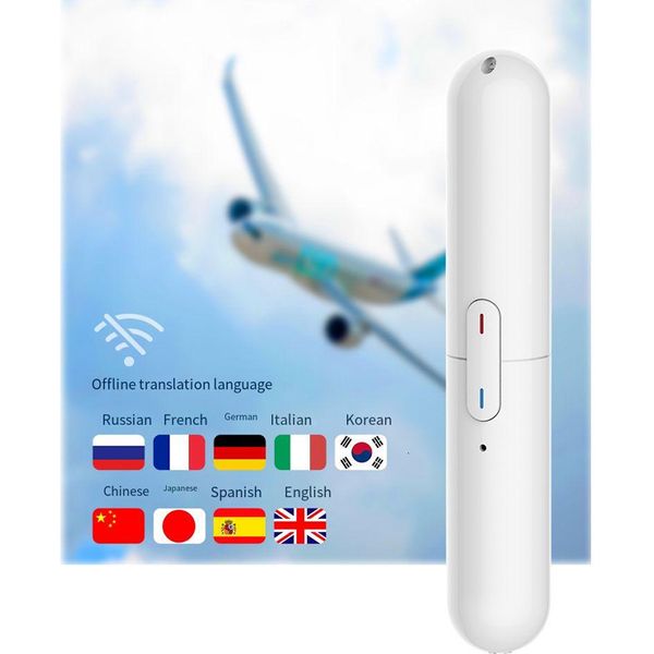 Dictionnaires Traducteurs Voice Translate 127 Langues Multi Instant Translated Mini Wireless 2 Way Real Time Translator APP Bluetooth Device 230808