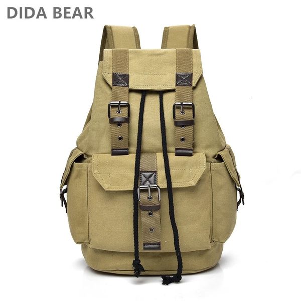 DIDABEAR toile sac à dos hommes sacs à dos grand mâle Mochilas Feminina cartable décontracté pour garçons sac de voyage de haute qualité 240226