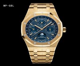 Didun Watch Mens Watches top Automatic Gear S3 gouden horloge waterdichte maanfase polshorloge roestvrijstalen bracelet8834415