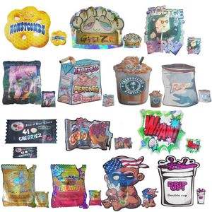 sac en mylar découpé 1LB avec 3,5 g de forme régulière goutte à goutte sauce fumi gombo foncé noir runtz super runtz bonbons citron cerise bubblegum obama runtz impression personnalisée