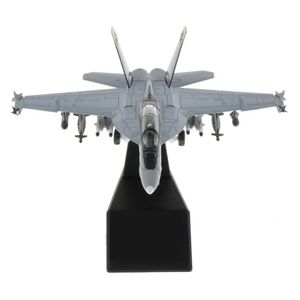 Modèle moulé sous pression 1 100 échelle modèle jouet F/A 18 Strike Fighter avion en métal moulé sous pression 231208