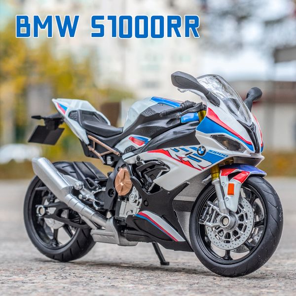 Diecast Model 1/12 S1000RR ALLIAGE DICAST MOTODE DICAST MODÈLE DE COLLECTION COLLECT