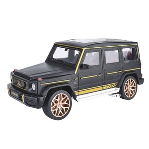 Diecast Model 1/18 Diecast Car Modèle Alloy Toy Car Simulation Benz-G63 Sound Light Metal Childre