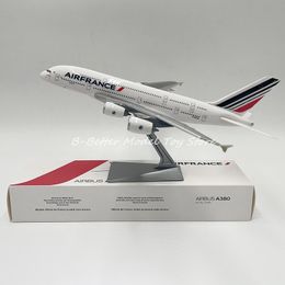 Diecast Model 1 250 Résine Avion Jouet Airbus A380 Air France Réplique Collector Edition 230712